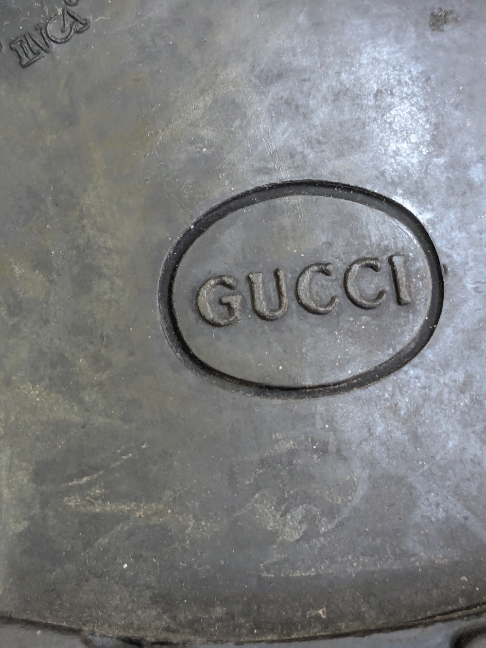 Gucci Black Leather Loafers with Silver Horsebit Black US 10.5 Men - Picture 14 of 16